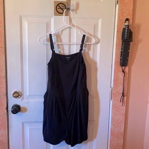 Torrid 1, Black Ponte Bustier Romper